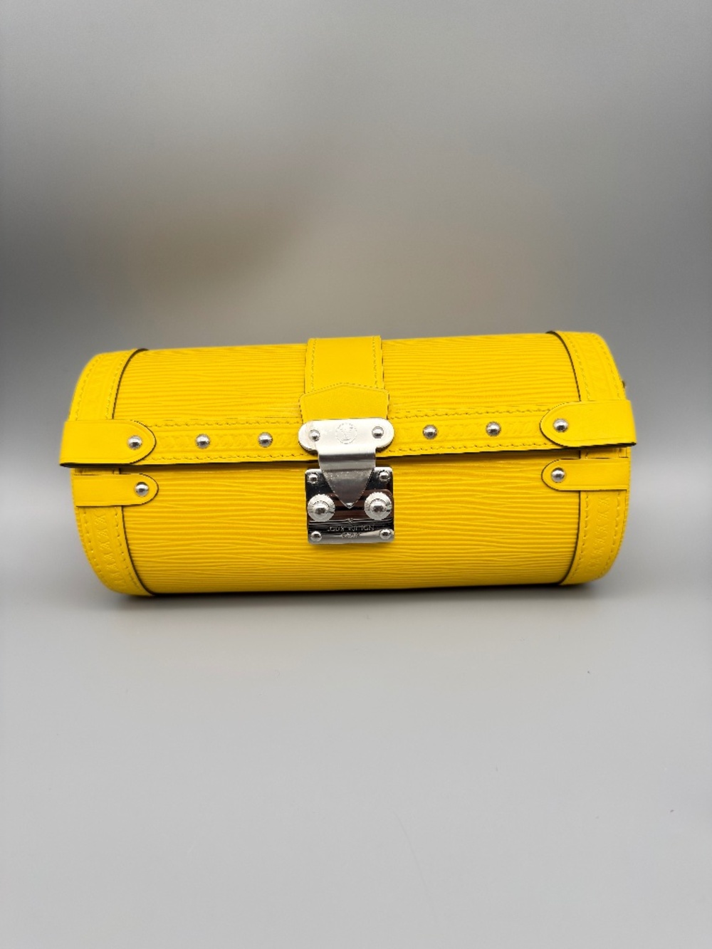 Louis Vuitton Papillon Trunk Crossbody Bag Yellow Epi Leather